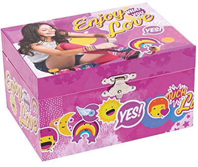 Disney Soy Luna - Soy Luna - Portagioie Musicale in Scatola, Colore Acetato (Kids Euroswan KD-WD18017), Unica (Kids Euroswan WD18017)