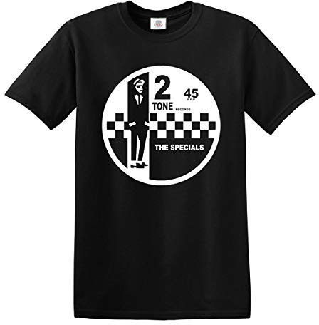 2 Tone Records The Specials Retro Music Men's T-Shirt Northern Soul Reggaes Top