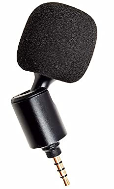 RUITROLIKER Mini microphone réglable de 3,5 mm compatible avec manette de jeux PS4, Xbox One, PS5, téléphones, ordinateurs portables, tablettes iPad