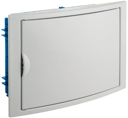 Pladur tableau électrique encastrable 14 éléments scellables cadre et porte BLANCO SOLERA 5012HGW