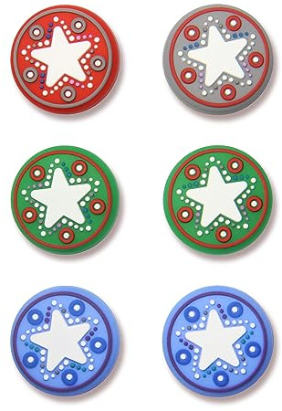 AKNES Joystick Kappen für JoyCon, Silikon Joy Con ThumbStick Grip Covers für Switch/Switch OLED/Switch Lite Joycons (8PCS)