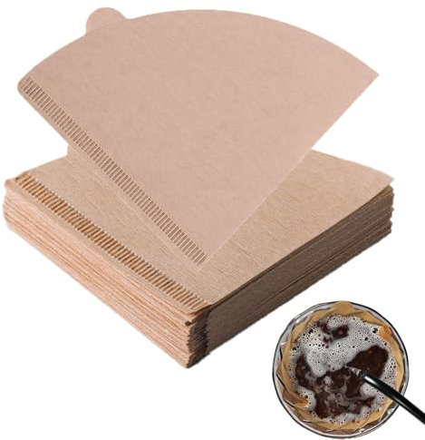 100 PCS Coffee Filter Papers,Compatible with 02 Filter Paper Compatible with Dripper Coffee Makers ，Used for Pouring and drip Coffee Machines(2-4 Cups)