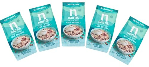 Oat Muesli 5 x 450g,Thoughtfully crafted blend of wholegrain oats, dried fruits, and seeds for a satisfying crunch in every spoonful