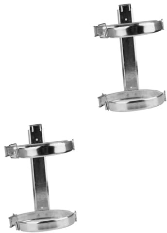 HOMSFOU Supporto per Estintore Domestico Accessorio Antincendio Supporto in Ferro Facile Installazione Design Pratico e Resistente