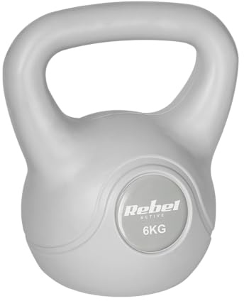 Rebel Electro Kettlebell Bitumen 6kg RBA-2322G-06 Grau