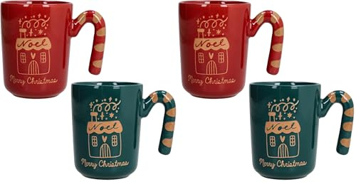 Tognana, Confezione 2 Mug 370cc Candy Twist, Stoneware, Multicolor (Confezione da 2)