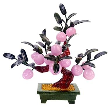 Kx9Lb8d simulated potted plant Artificial Bonsai Tree Faux Plants with Jade Pots for Home Table Office Desk Bedroom Artificial Plants