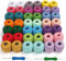 Kurtzy Dicke Wolle zum Häkeln - 42 Knäuel Häkelgarn - Yarn Häkelwolle - inkl. 2 Häkelnadeln 1mm & 2mm - Baumwolle zum Häkeln - Häkel Wolle Set - Baumwollgarn zum Häkeln