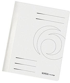 Herlitz Schnellhefter, Easy Orga 10ÂKarton 240Âg Recycling weiß
