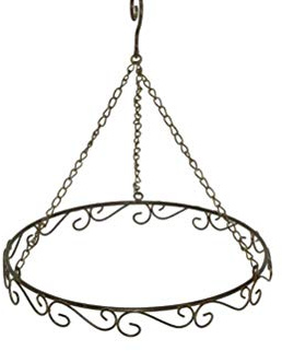 LB H&F Hängekranz Deckenring Deckenhänger Hängering Ø 30cm (Ring) - Metall - Traditionell - Hänger - Dekoration - Feste - Ostern, Weihnachten