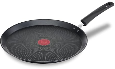 Tefal Poêle à crêpe 28 cm, Induction, Revêtement antiadhésif résistant aux rayures, Fonction Thermo-Signal, Fabriqué en France, Unlimited On G25939AZ