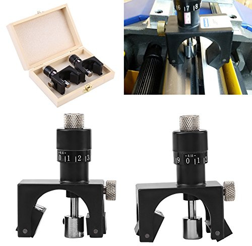 2PCS Blade Jigs, Hobel Blade Vernier Setting Jigs, einstellbare magnetische Hobel Jointer Knife Blade Gauge, für die Holzbearbeitung