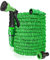 HGLCM 25ft/50ft/75ft/100ft/125ft Expanding Garden Water Hose Pipe with 8 Function Spray Gun 3 Times Expandable Flexible Magic Hose Anti-Leakage Lightweight Easy Storage (Green, 50ft)