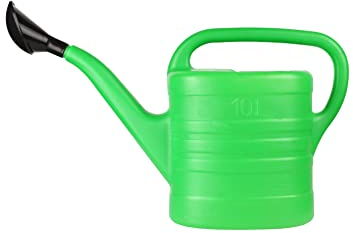 Garronda Regadera de Jardín, Regadera para Interior y Exterior, Flores, Plantas de Interior GD-0044 (Verde, 10L)