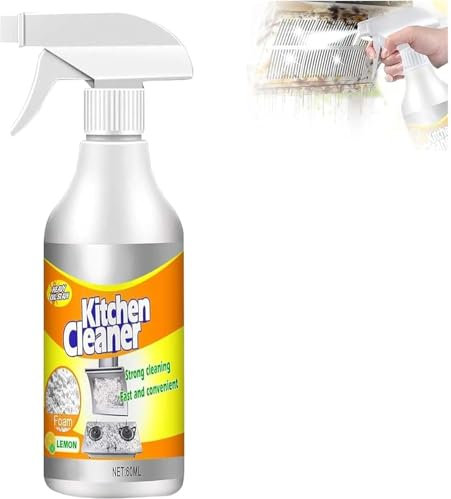 All-Purpose Kitchen Pots and Pan Cleaner,Kitchen Foaming Cleaning Spray,Multi-Purpose Foam Cleaner,for Range Hood, Oven, Grill, Sink