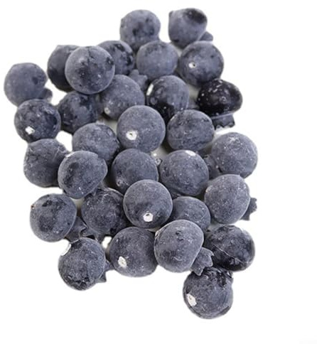 Blueberry Home Decor - Paquete de 20 frutas artificiales realistas para exhibiciones y arreglos únicos
