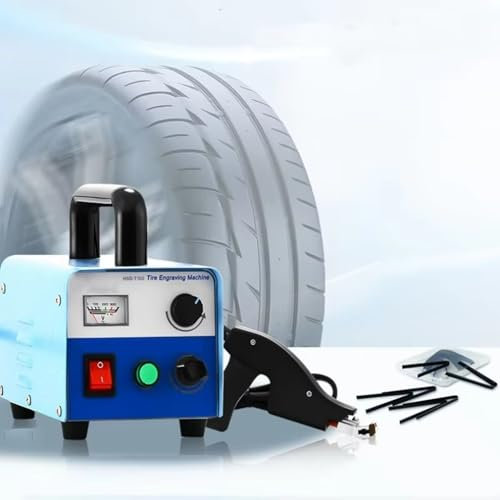 Rainureuse Pneu, Outil de Rainure Des Pneus, Outil de Rainurage de Pneus pour Camion, Machine de Rainurage de Pneu Portable, avec 20 Lames de Coupe, pour Le Caoutchouc Pneus
