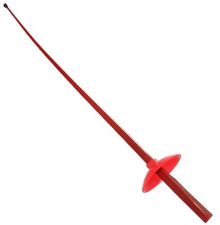 Oshhni Kinder-Fechtschwert, Induktionsschwert, Fechten, leichte Requisiten, Trainingsschwert, Trainingshilfe für Cosplay, Anfänger, Rot