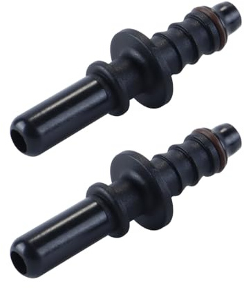 Enwye 2 Racores Para Mangueras De Combustible Con Abrazaderas Para Mangueras De Nailon Con Un Diámetro Interior De 6 Mm Y Mangueras De Goma Con Un Diámetro Interior De 7-8 Mm.