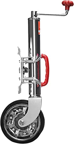 ntumLeap Jack with Wheels Heavy-Duty Trailer Tongue Jack,1550Lbs Capacity, 9.85 Lift,8'' Wheel, Trailer Jockey Wheel Boat Trailer Jack