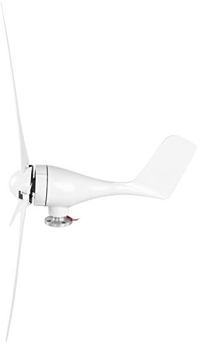 Cocoarm Generador Eólico Pequeño de 800 W, Generador de Turbinas Eólicas de 3 Palas con Síncrono de Imán Permanente, Arranque de 2,0 M S, Guiñada Automática, para Carga de Batería Doméstica Marina