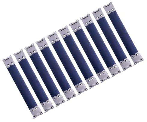 YOSADIER 10 Pezzi Telaio Flessibile Interno in Ferro per Borse Chiusura a Molla 8,5 Cm per Realizzazione Clutch e Borsa Fai da Te Colore Casuale