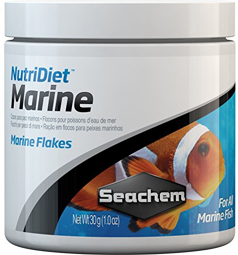 Seachem NutriDiet Marine Flakes w/Probitotis 30 g / 1.0 oz.