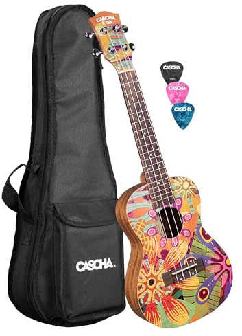 Concert Ukulele Art Series Flowers