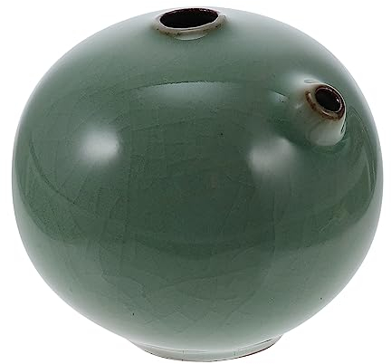 PLAFOPE Ceramic Ink Water Holder Handgefertigter Kalligraphie-wassertropfer Keramik Für Chinesische Malerei Tragbarer Wasserbehälter Rundem Design Für Kalligraphie Und Malbedarf