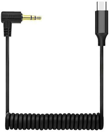 Homirty Câble Adaptateur Microphone 3,5 mm TRS USB-C/Type-C