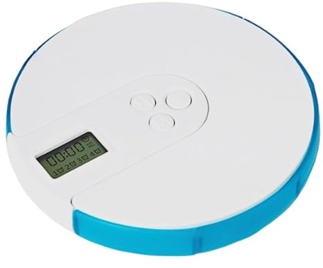 Yonuaret Dispensador De Píldoras Automáticas Para Ancianos Con Alarma, Máquina De Dispensador De Píldoras | Organizador De Pastilla Con Recordatorio De Alarma - 4 Alarmas/día, cajas De
