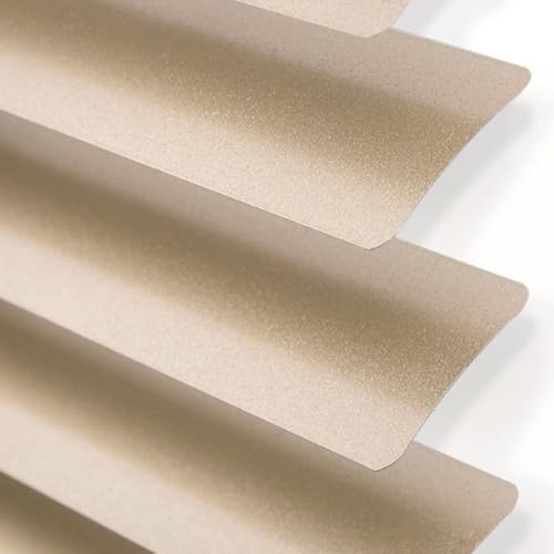 Frosted Champagne Gold Aluminium Venetian Blinds Slat Home Office Blind Thin Slats Kitchen Blinds Blackout Shutters Child Safe Home, Customisable (50×80cm)