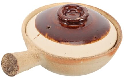 FONDOTIN Cazuela De Sopa De Estofado De Cerámica Con Tapa Para Cocinar Casa Utensilios De Cocina De Cerámica