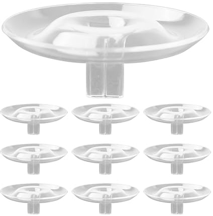 Hydroponisk flytande blomsterhållare 10-Pack Transparent Konststjälkdisplay