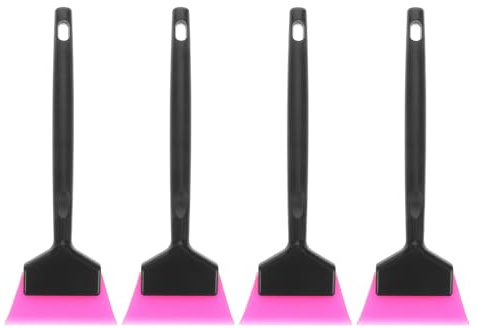 IMIKEYA Set di 4 spatole per parabrezza e finestre di auto, include spatola multiuso per vinile