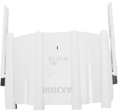 Fabater Dualband-WLAN-6-Router, Verkabeltes High-Speed-Mesh-AP-Netzwerk, Stabile Abdeckung für Flüssige Signalübertragung (EU-Stecker)