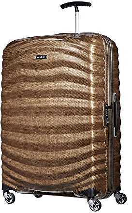 Samsonite Lite -Shock - Spinner L Suftcase, 75 cm, 98,5 L, Brown (Sand)