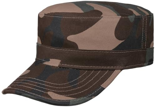 Atlantis Classic Tank Army Cap Armycap Baumwollcap Military Utility Camo Damen/Herren - mit Schirm, Klettverschluss Frühling-Sommer Herbst-Winter Frühjahr Sommer Herbst Winter - One Size Camouflage