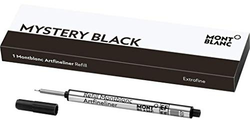 Montblanc Artfineliner- Mine EF 114293 – Extra-feine Finelinermine in Mystery Black für den Montblanc M Artfineliner – 1 x 1 Mine
