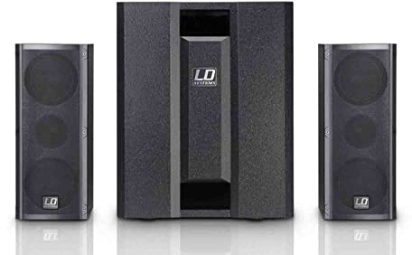 LD Systems DAVE 8 ROADIE - Sistema de PA activo portátil con mezclador de 3 canales
