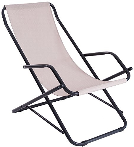 Stiliac 7401 Sdraio Dondolino, Beige Tramato, Diametro 25 cm