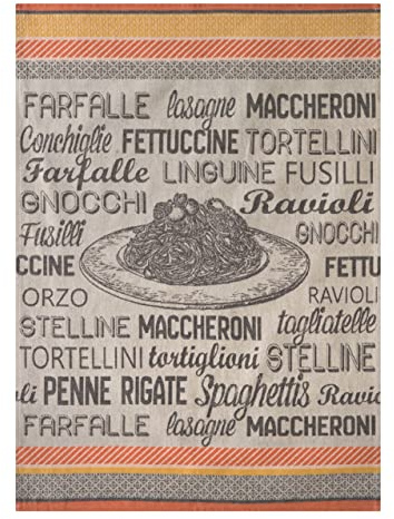 Coucke Bedrucktes Geschirrtuch, Baumwolle, Jacquard, 50 x 75 cm