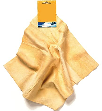 Zale Yardley Synthetic Chamois, 30x 40cm Chamois Leathers for Cars, Car Drying Towel, Square Auto Cleaning Cloth, Fast Drying, High Absorbent, chamois Leather for Car, Mirror, Window