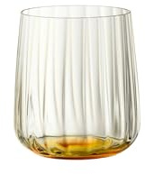 Spiegelau Lifestyle Becher-Set, 2-teilig, Gelb, 340 ml, 4453565 | Moderne Trinkgläser aus Kristallglas mit Wellenstruktur, Spülmaschinenfest
