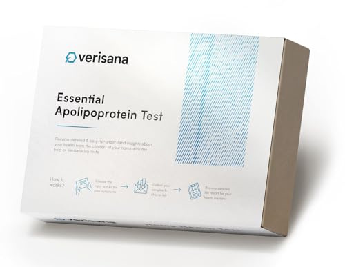Essential Apolipoprotein Test – Comprehensive Analysis of Apo A1 and Apo B – at-Home Testing Kit – Analysis by CLIA-Certified Lab – Verisana