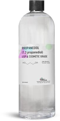 Talsen Chemicals Propanediol PDO Liquid 1,3 (500 mL / 16.9 Ounce) Propanediol 1,3 Cosmetic and USP Grade