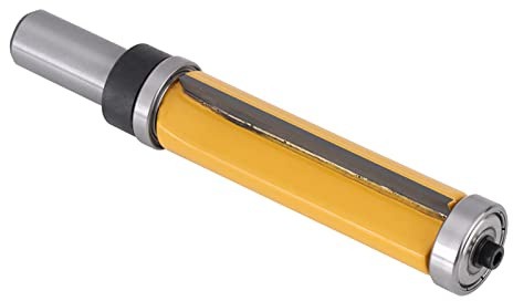 Yctze Fraise à Bois Droite Exceptionnelle, Outil de Finition des Bords, Tige de 2-1/2L X 3/4Dia X 1/2 avec roulements ; pour la Coupe et la Finition des Bords du Bois dans