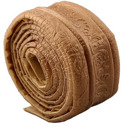 Dekorativer Kantenaufkleber aus Schaumstoff, für DIY-Projekte auf glatten Oberflächen (Kupfer)