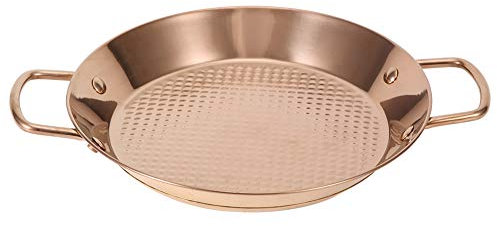 Stainless Steel Seafood Tray with Double Handle, Cooking Pot Platter Seafood Tray Tower Serving Dishes for Food Party Rose Gold Pan Kitchen Cooking Cookware