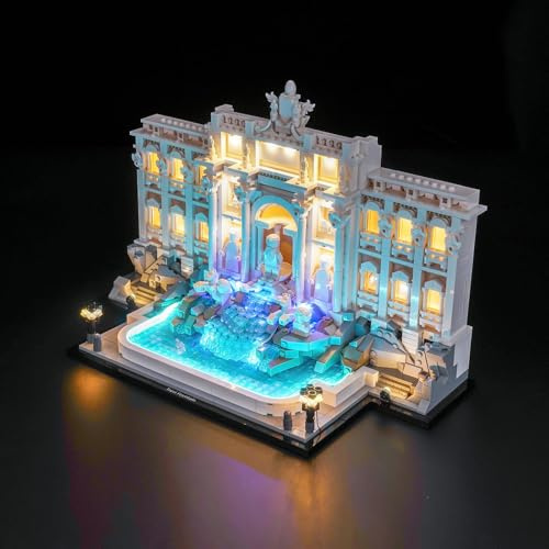 Kit de iluminación LED para Lego 21062 - para Trevi Fountain modelo Luces personalizadas para montar usted mismo (modelo no incluido)
